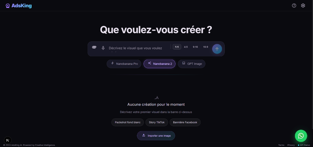 Nartasia Interface Réelle